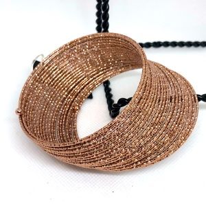 Rose Gold Coil Bracelet!